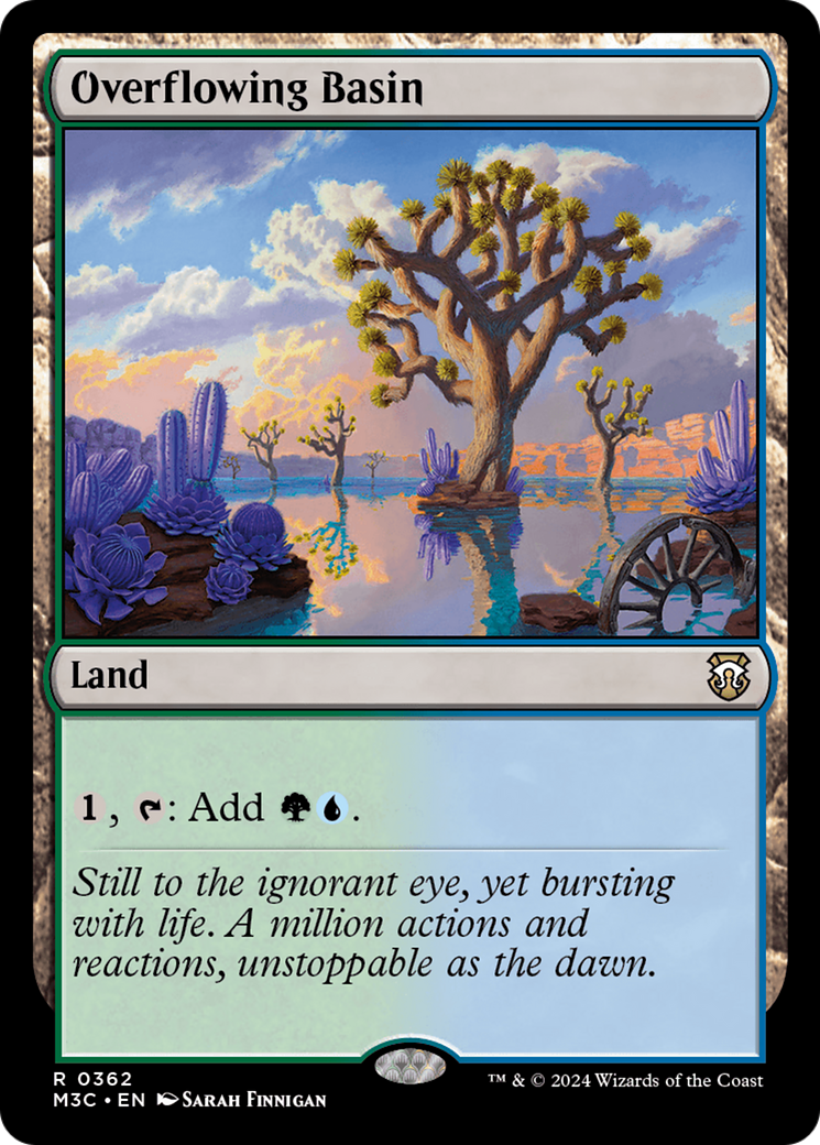 Overflowing Basin (Ripple Foil) [Modern Horizons 3 Commander] | Card Citadel