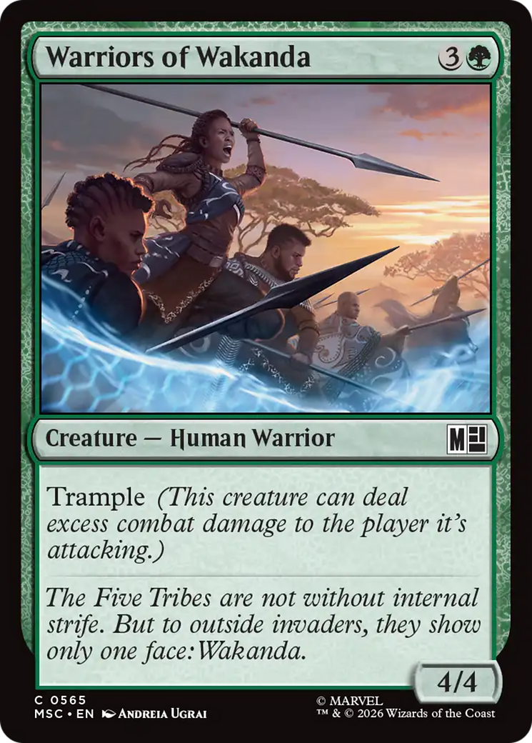 Warriors of Wakanda [Marvel Super Heroes Commander] | Card Citadel