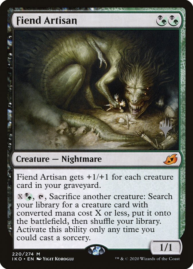 Fiend Artisan (Promo Pack) [Ikoria: Lair of Behemoths Promos] | Card Citadel