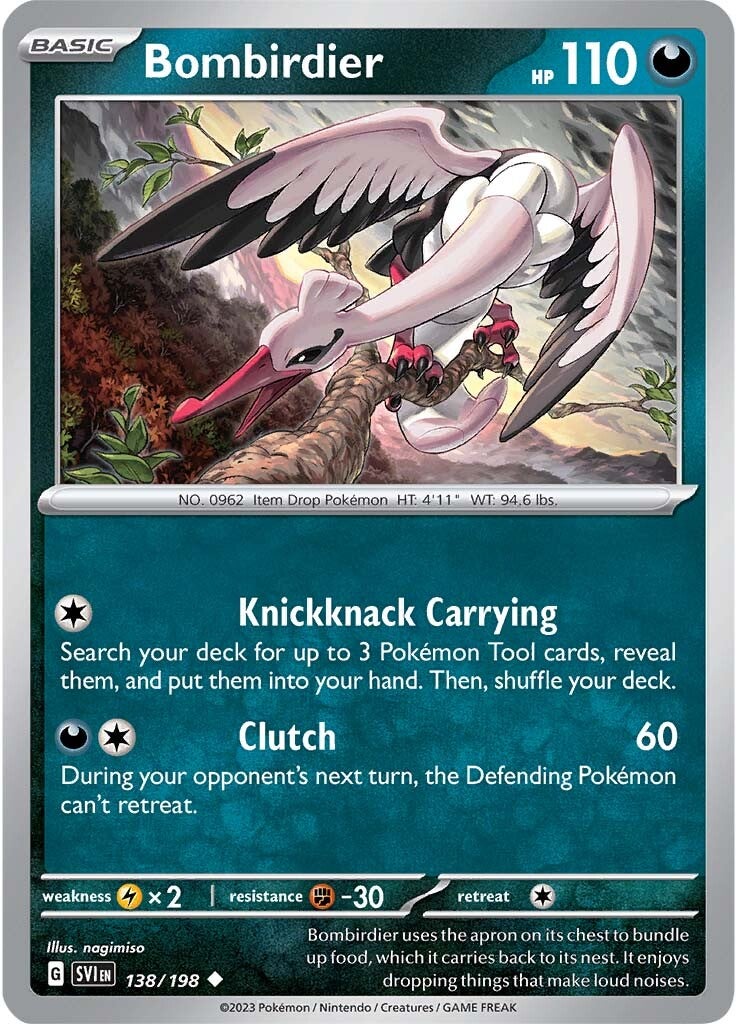 Bombirdier (138/198) [Scarlet & Violet: Base Set] | Card Citadel