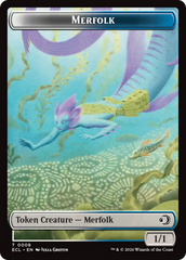 Shapeshifter // Merfolk Double-Sided Token [Lorwyn Eclipsed Tokens] | Card Citadel