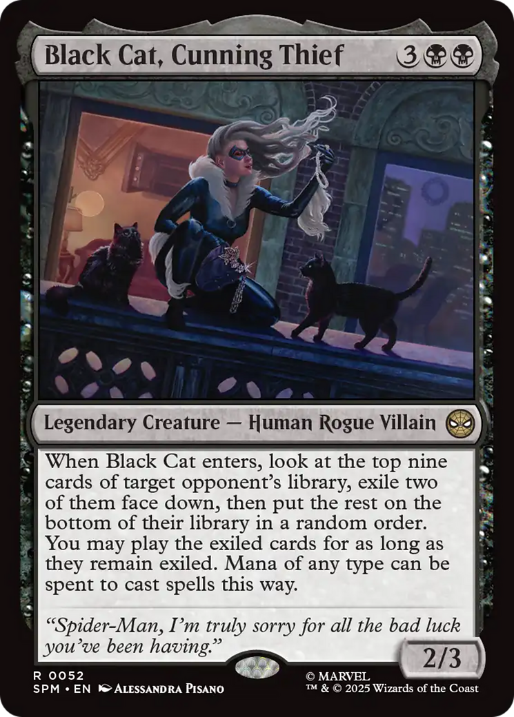Black Cat, Cunning Thief [Marvel's Spider-Man] | Card Citadel