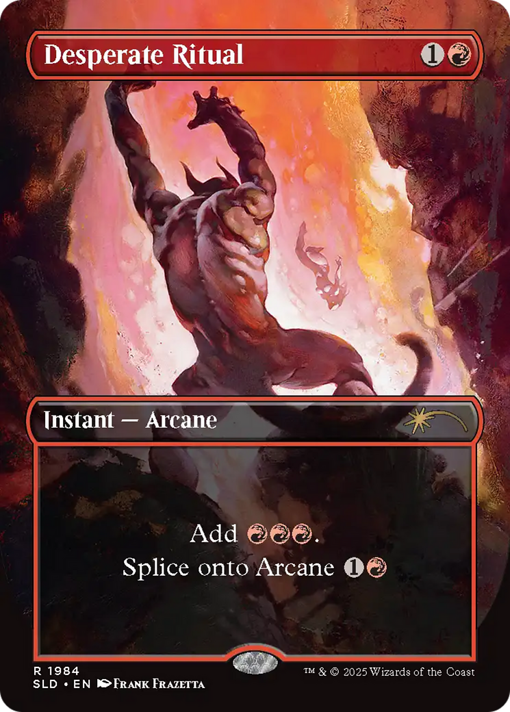 Desperate Ritual (1984) (Rainbow Foil) [Secret Lair Drop Series] | Card Citadel