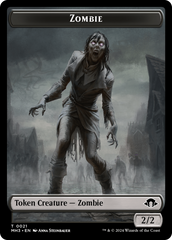 Zombie // Plant Double-Sided Token [Modern Horizons 3 Tokens] | Card Citadel