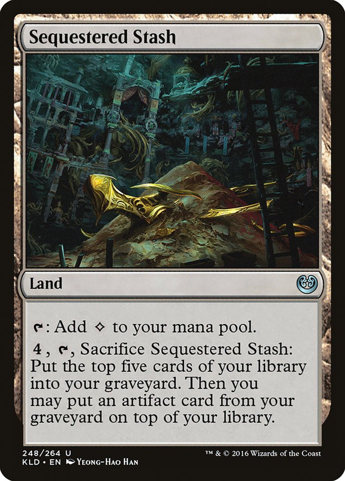 Sequestered Stash [Kaladesh] | Card Citadel