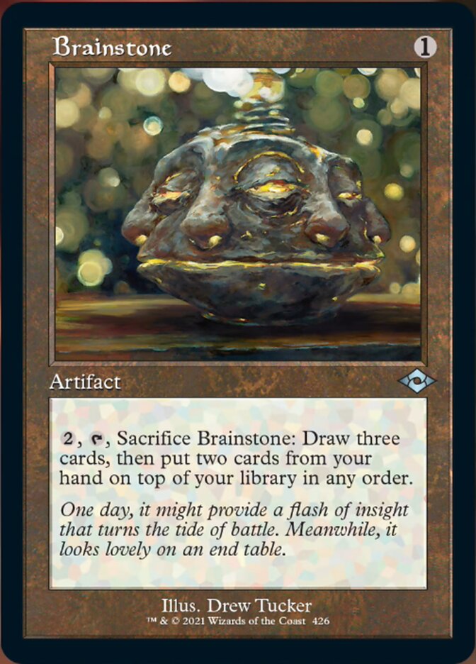 Brainstone (Retro Foil Etched) [Modern Horizons 2] | Card Citadel