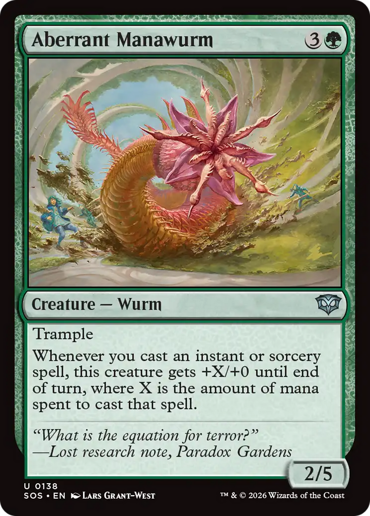 Aberrant Manawurm [Secrets of Strixhaven] | Card Citadel