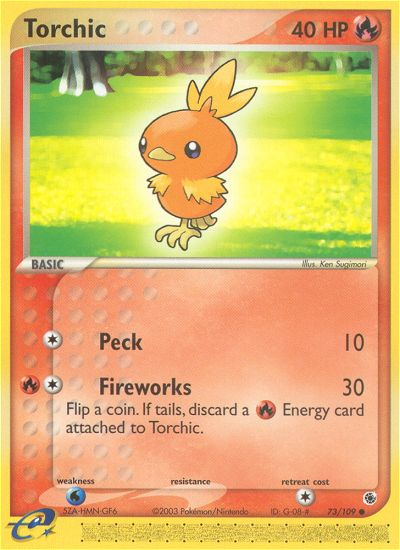 Torchic (73/109) [EX: Ruby & Sapphire] | Card Citadel