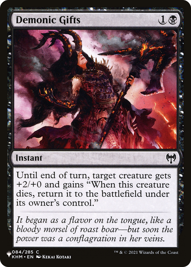 Demonic Gifts [The List] | Card Citadel