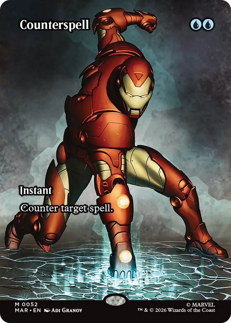 Counterspell (Borderless) (0052) [Marvel Universe: Eternal-Legal] | Card Citadel