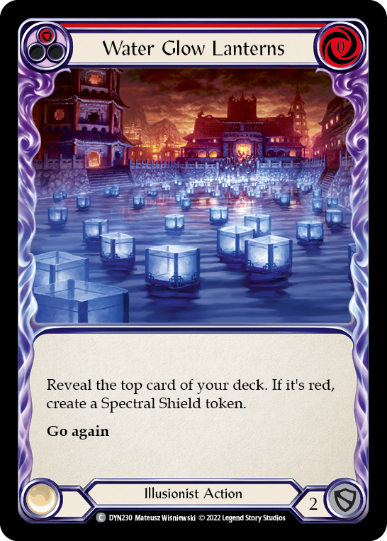 Water Glow Lanterns (Red) [DYN230] (Dynasty) | Card Citadel