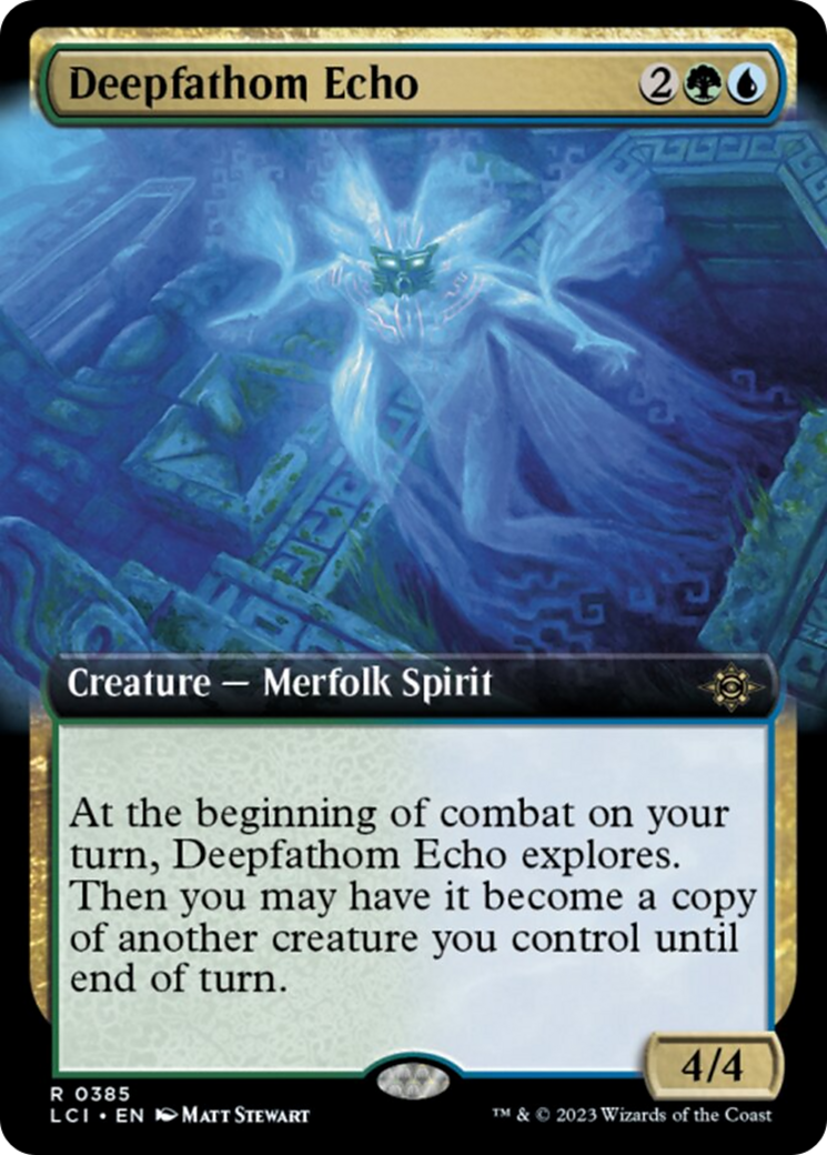 Deepfathom Echo (Extended Art) [The Lost Caverns of Ixalan] | Card Citadel