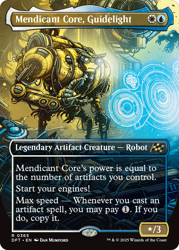 Mendicant Core, Guidelight (Borderless) [Aetherdrift] | Card Citadel