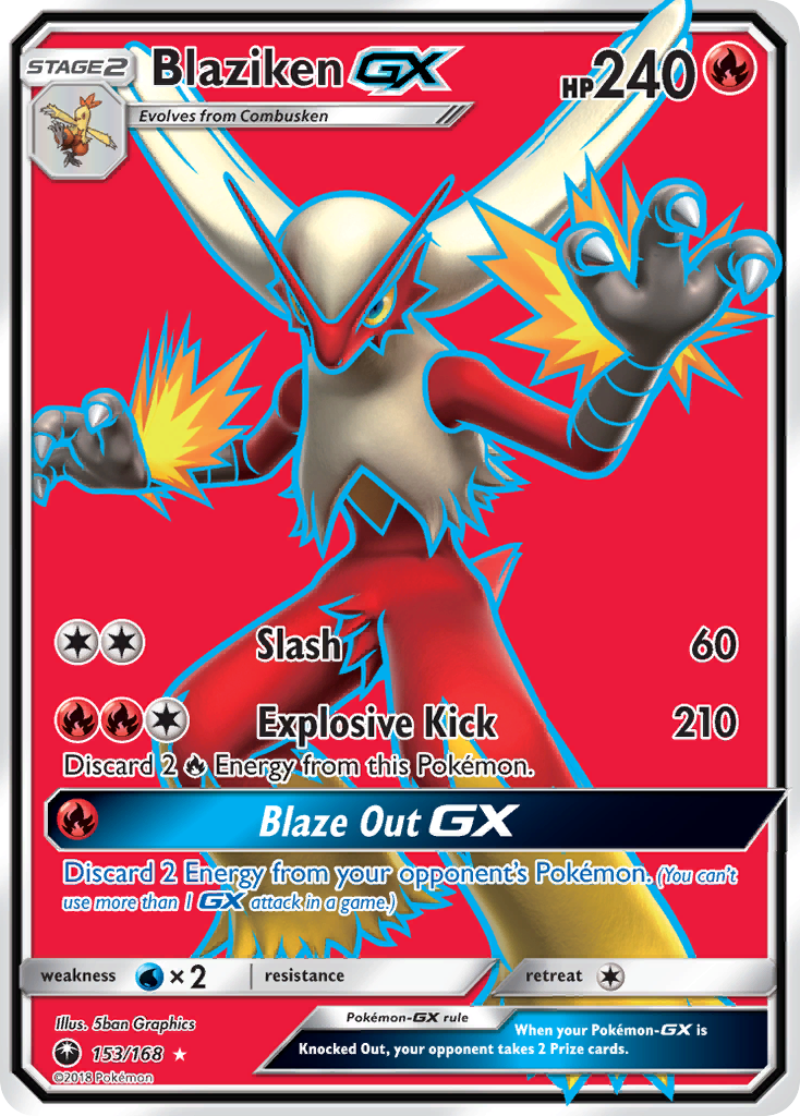 Blaziken GX (153/168) [Sun & Moon: Celestial Storm] | Card Citadel