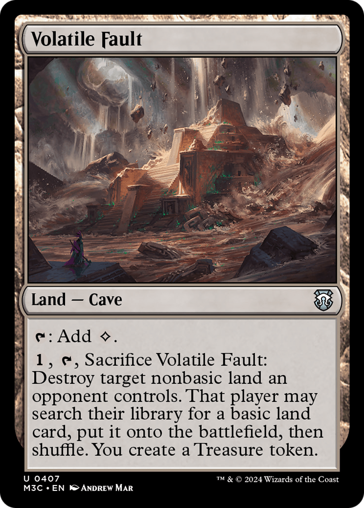 Volatile Fault (Ripple Foil) [Modern Horizons 3 Commander] | Card Citadel