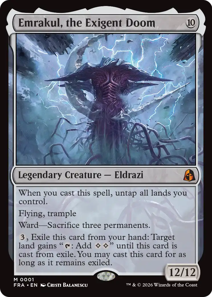 Emrakul, the Exigent Doom [Reality Fracture] | Card Citadel