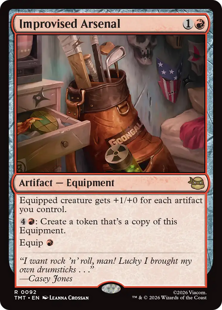 Improvised Arsenal [Teenage Mutant Ninja Turtles] | Card Citadel