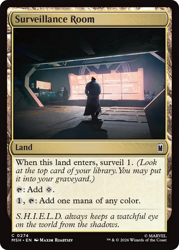 Surveillance Room [Marvel Super Heroes] | Card Citadel