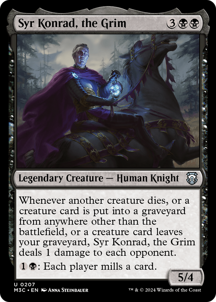 Syr Konrad, the Grim (Ripple Foil) [Modern Horizons 3 Commander] | Card Citadel