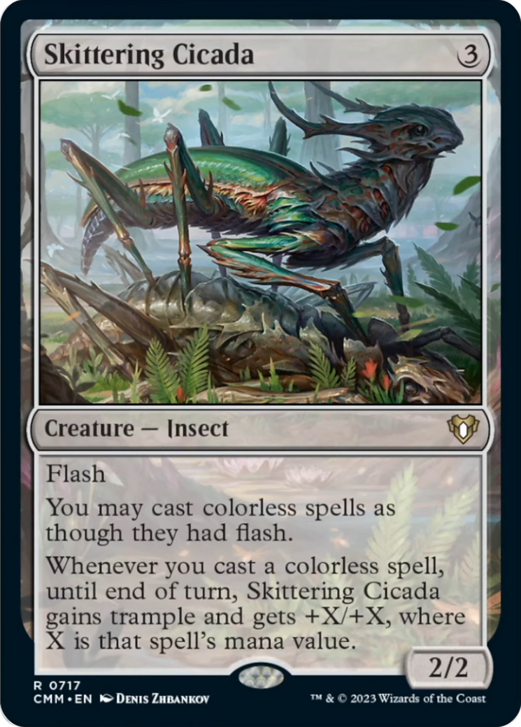 Skittering Cicada [Commander Masters] | Card Citadel