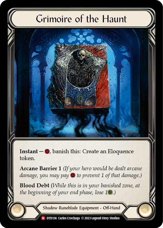 Grimoire of the Haunt [DTD136] (Dusk Till Dawn)  Cold Foil | Card Citadel