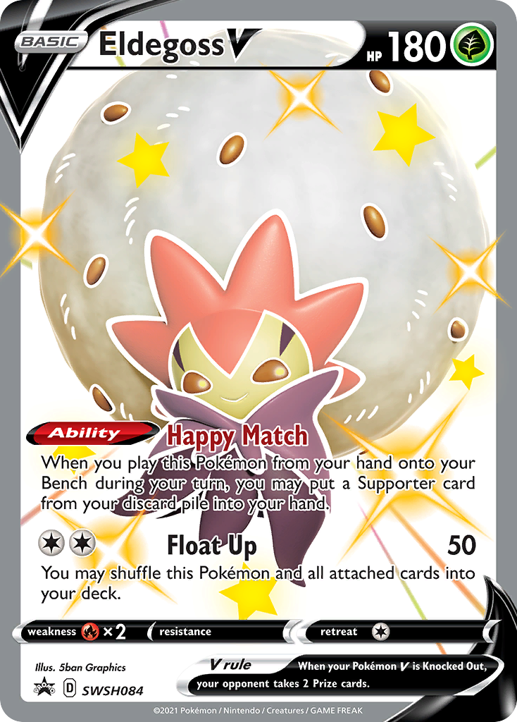 Eldegoss V (SWSH084) [Sword & Shield: Black Star Promos] | Card Citadel