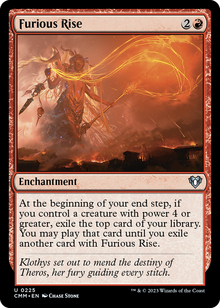 Furious Rise [Commander Masters] | Card Citadel