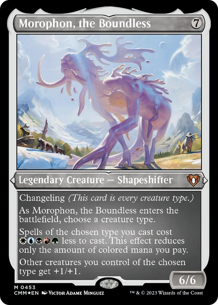 Morophon, the Boundless (Foil Etched) [Commander Masters] | Card Citadel