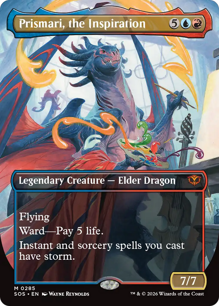 Prismari, the Inspiration (Borderless) [Secrets of Strixhaven] | Card Citadel