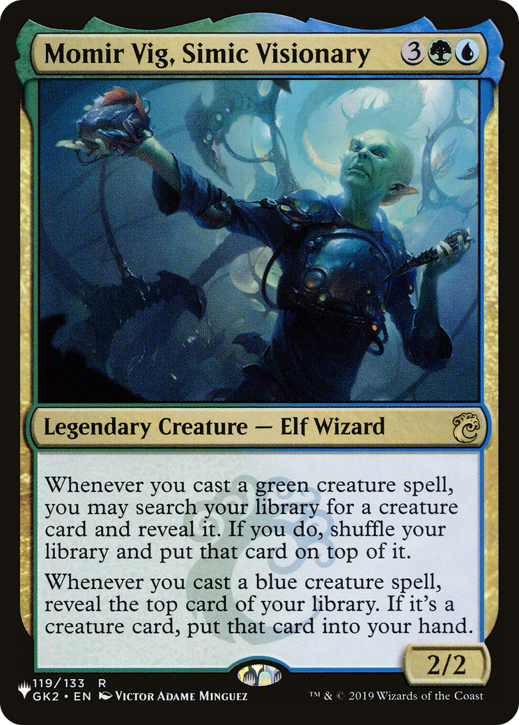 Momir Vig, Simic Visionary [The List Reprints] | Card Citadel