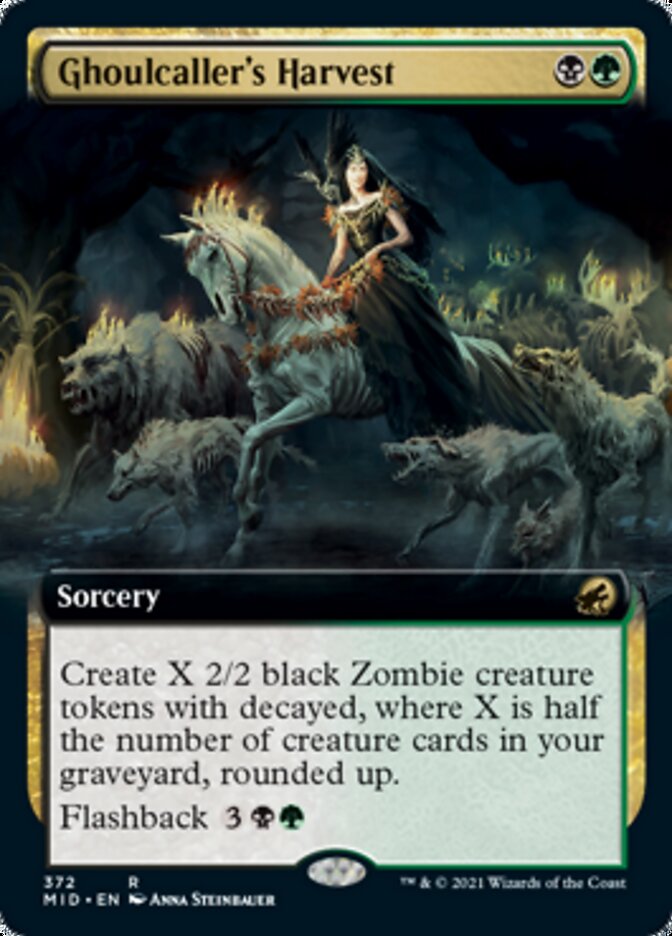 Ghoulcaller's Harvest (Extended Art) [Innistrad: Midnight Hunt] | Card Citadel