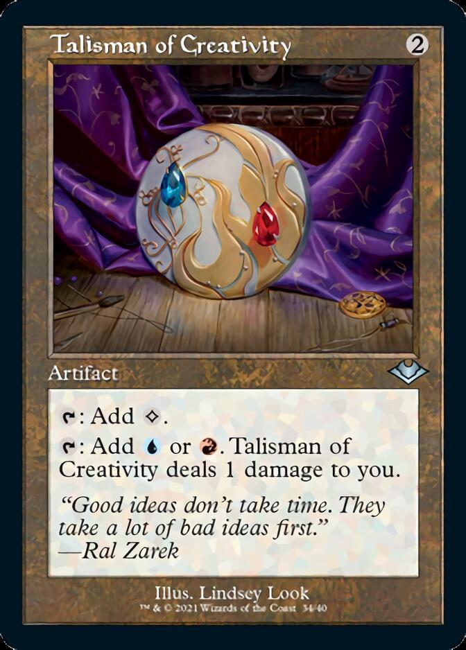 Talisman of Creativity (Retro) [Modern Horizons] | Card Citadel