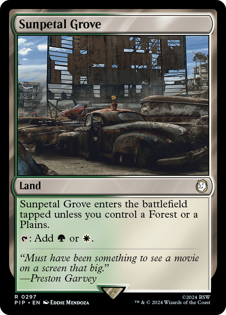 Sunpetal Grove [Fallout] | Card Citadel