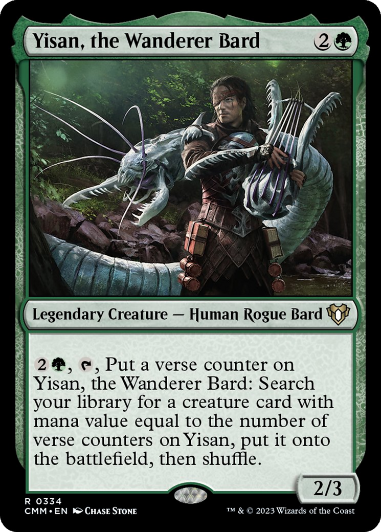 Yisan, the Wanderer Bard [Commander Masters] | Card Citadel