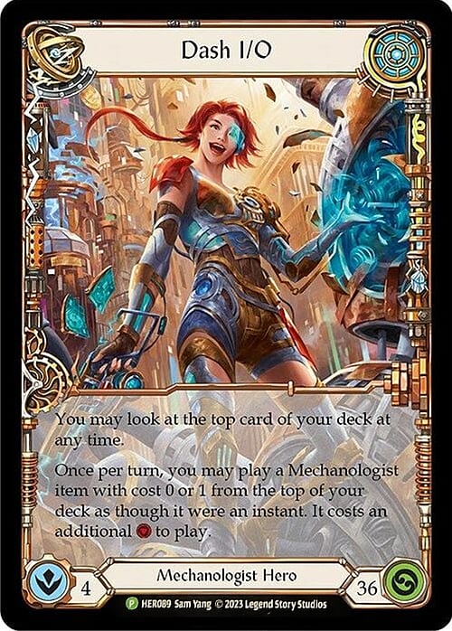 Dash I/O [HER089] (Promo)  Cold Foil | Card Citadel