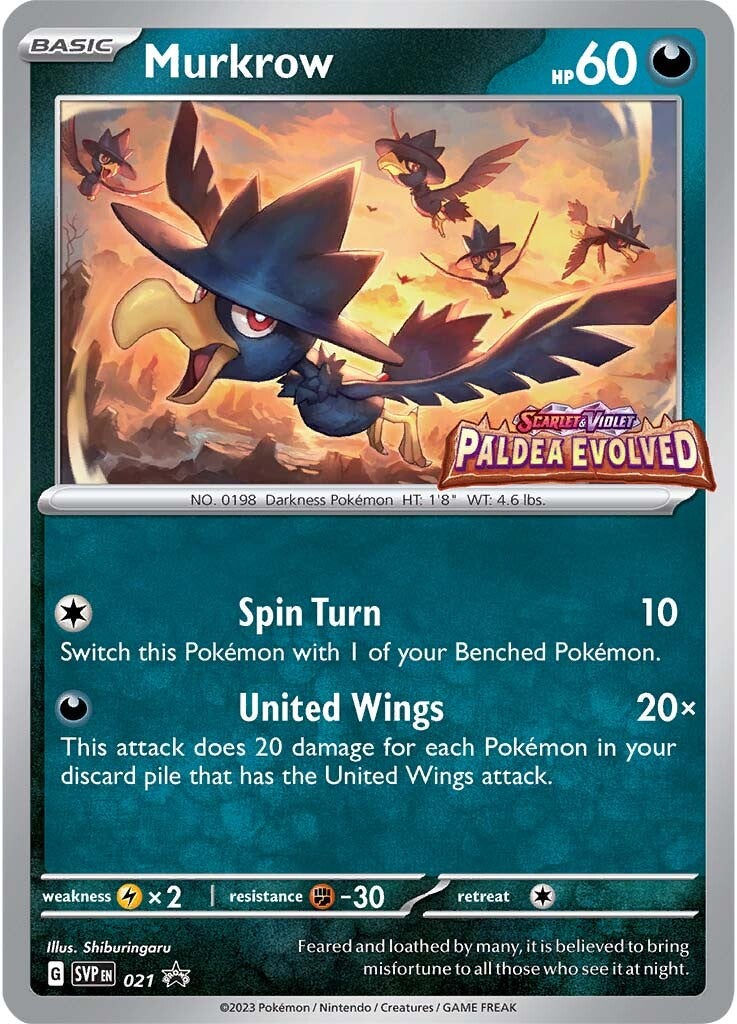 Murkrow (021) [Scarlet & Violet: Black Star Promos] | Card Citadel