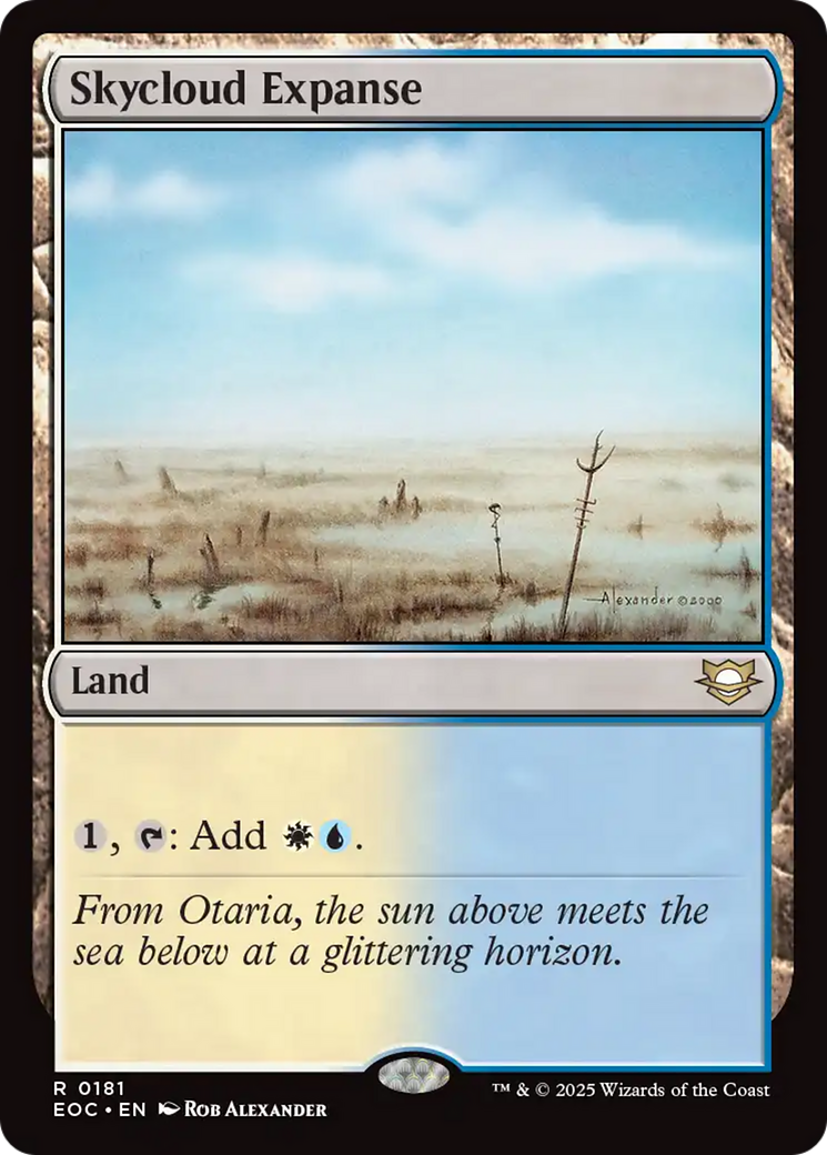 Skycloud Expanse [Edge of Eternities Commander] | Card Citadel