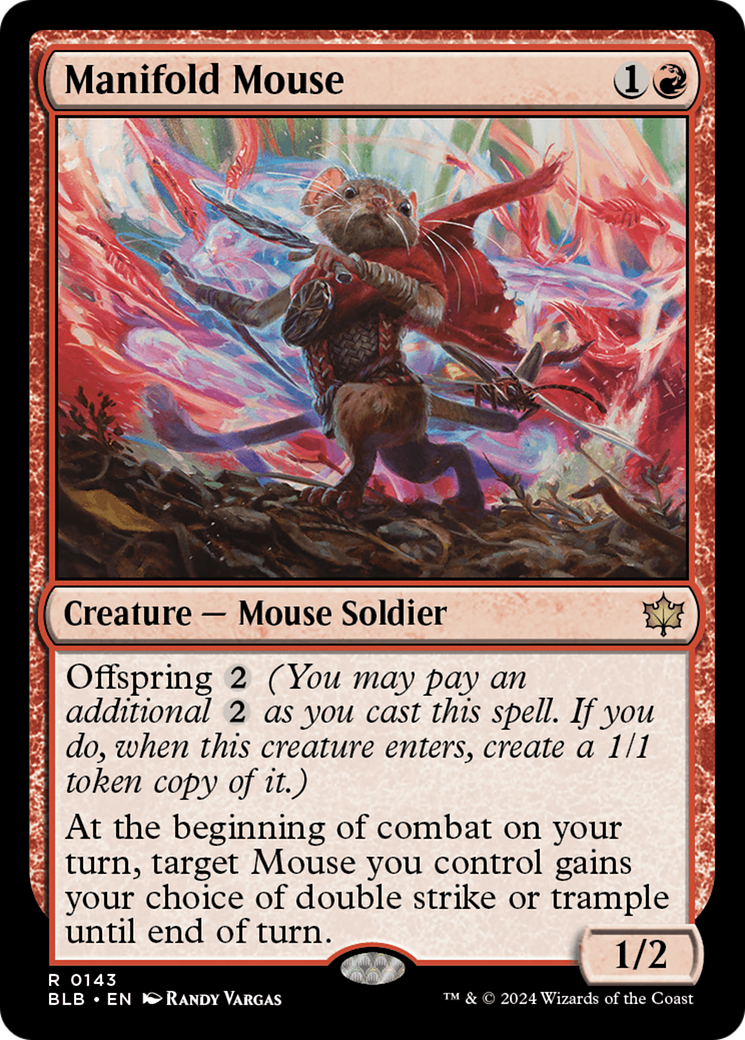 Manifold Mouse [Bloomburrow] | Card Citadel