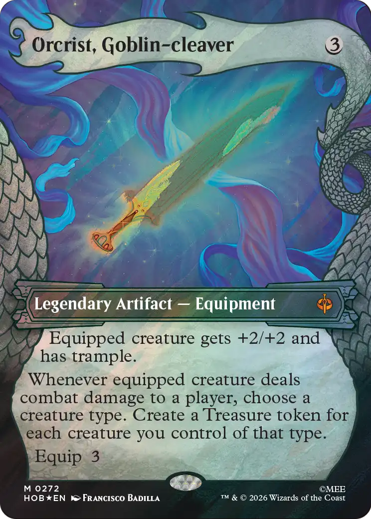 Orcrist, Goblin-cleaver (Showcase) (Surge Foil) [The Hobbit] | Card Citadel