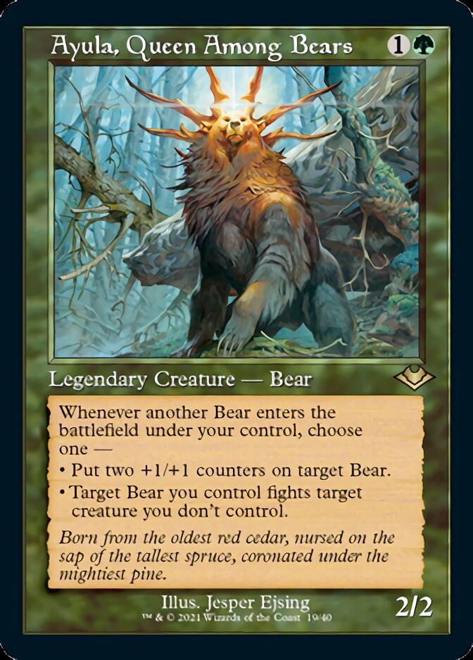 Ayula, Queen Among Bears (Retro Foil Etched) [Modern Horizons] | Card Citadel