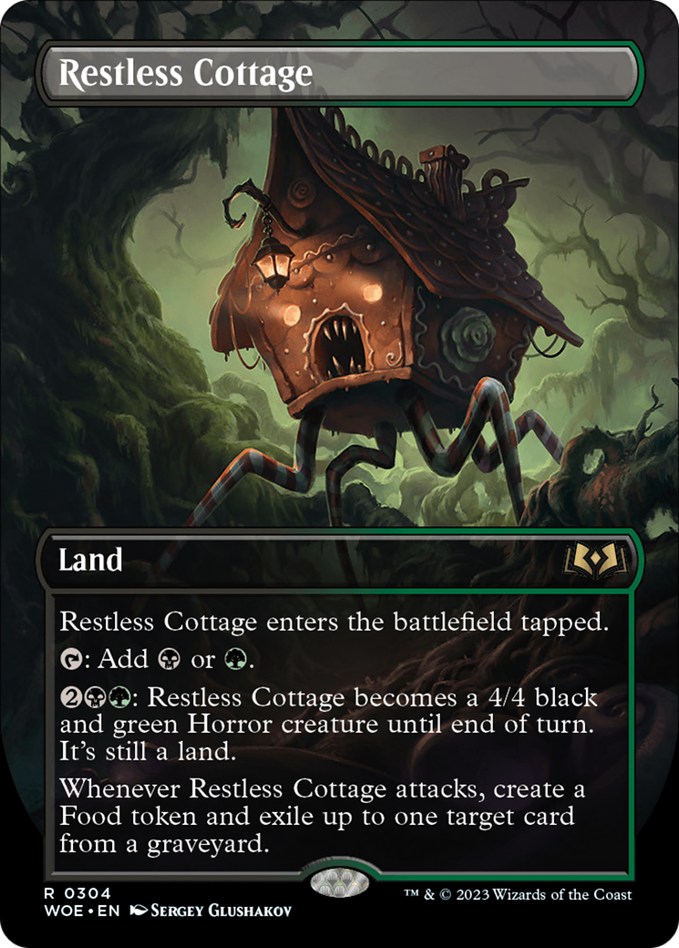 Restless Cottage (Borderless Alternate Art) [Wilds of Eldraine] | Card Citadel