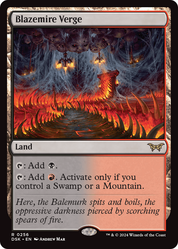 Blazemire Verge [Duskmourn: House of Horror] | Card Citadel