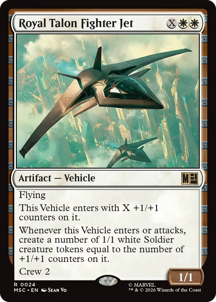 Royal Talon Fighter Jet (Surge Foil) [Marvel Super Heroes Commander] | Card Citadel