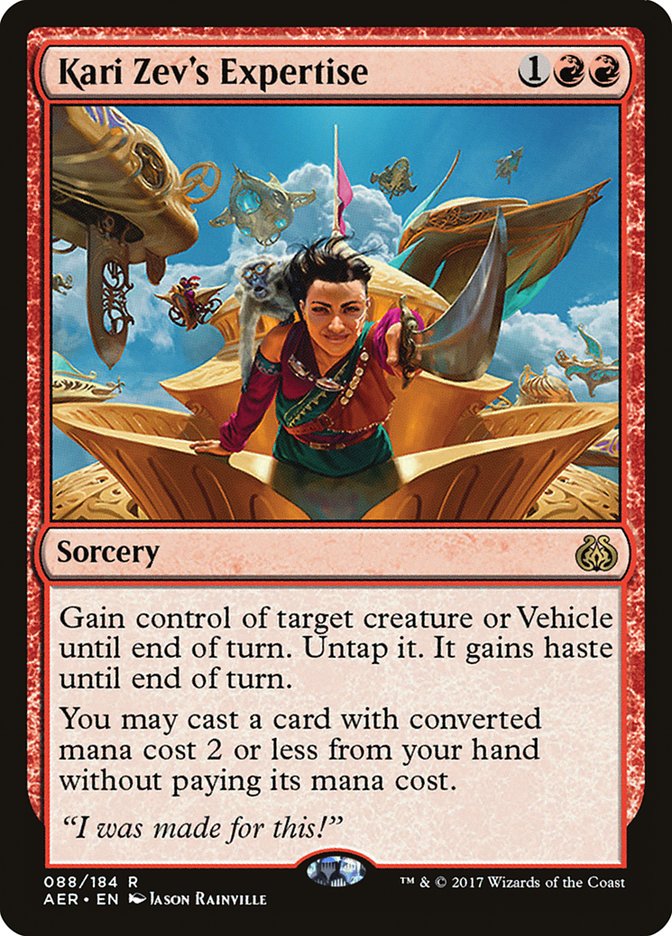 Kari Zev's Expertise [Aether Revolt] | Card Citadel