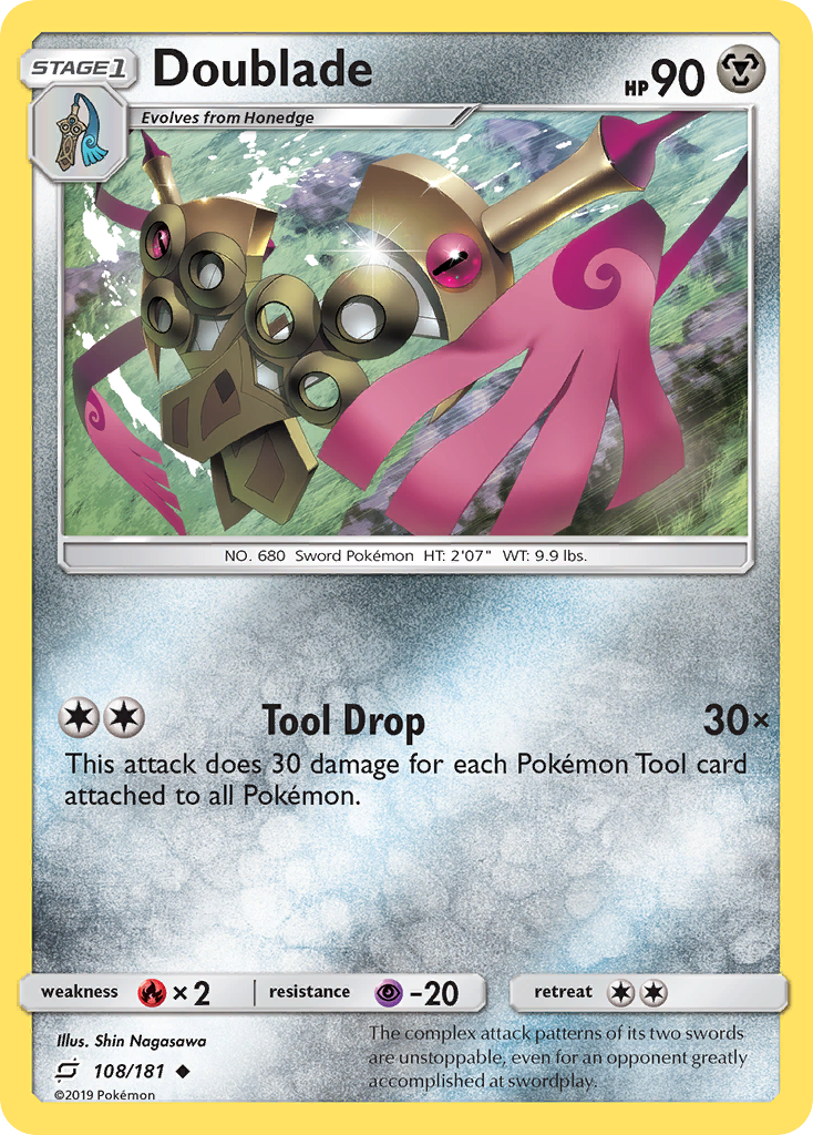 Doublade (108/181) [Sun & Moon: Team Up] | Card Citadel