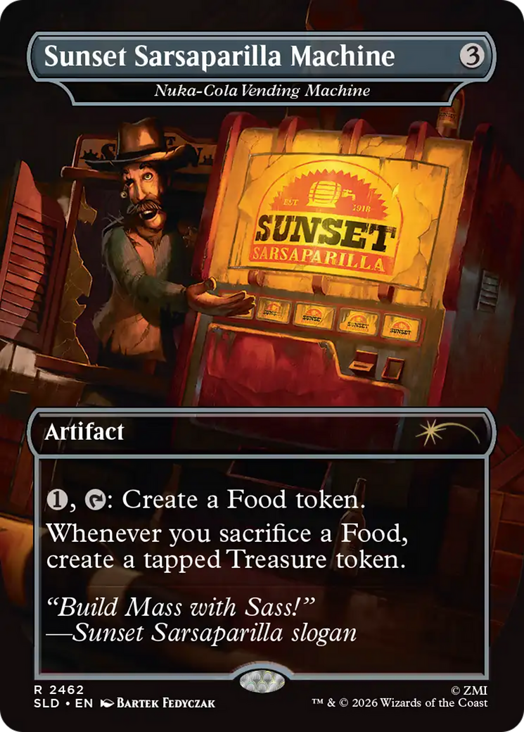Sunset Sarsaparilla Machine - Nuka-Cola Vending Machine [Secret Lair Drop Series] | Card Citadel
