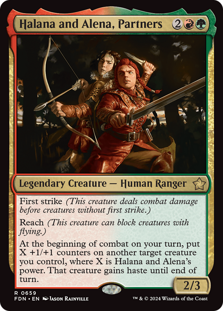 Halana and Alena, Partners [Foundations] | Card Citadel