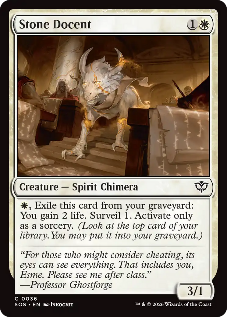 Stone Docent [Secrets of Strixhaven] | Card Citadel