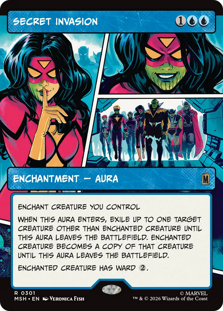 Secret Invasion (Borderless) [Marvel Super Heroes] | Card Citadel