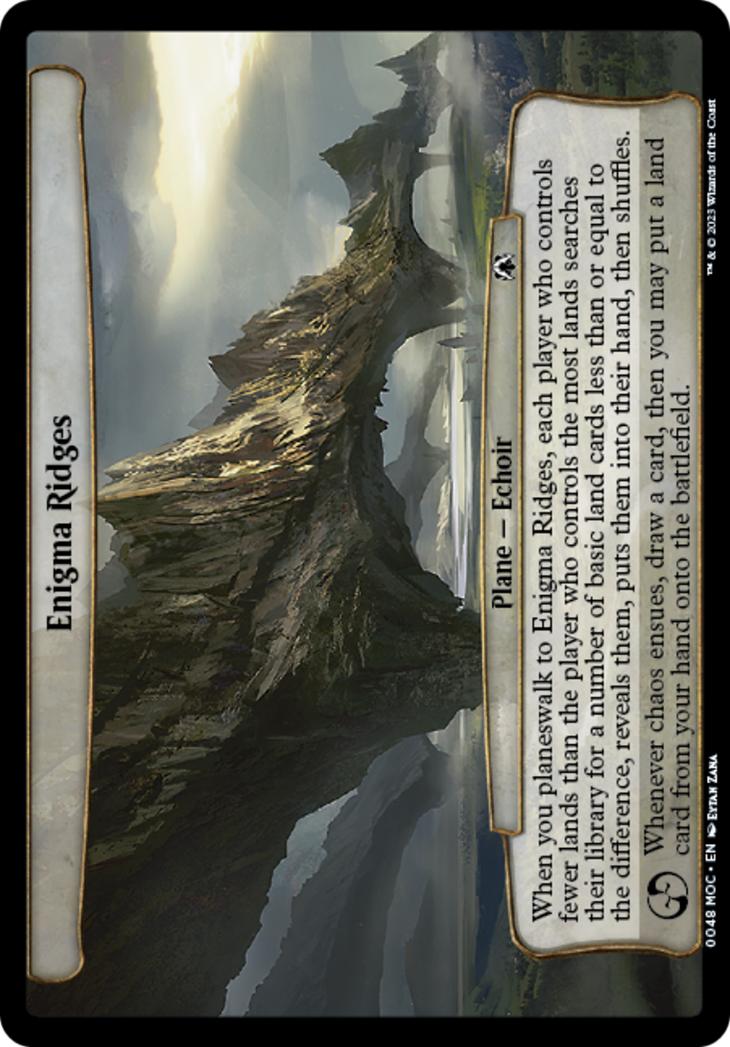 Enigma Ridges [March of the Machine Commander] | Card Citadel